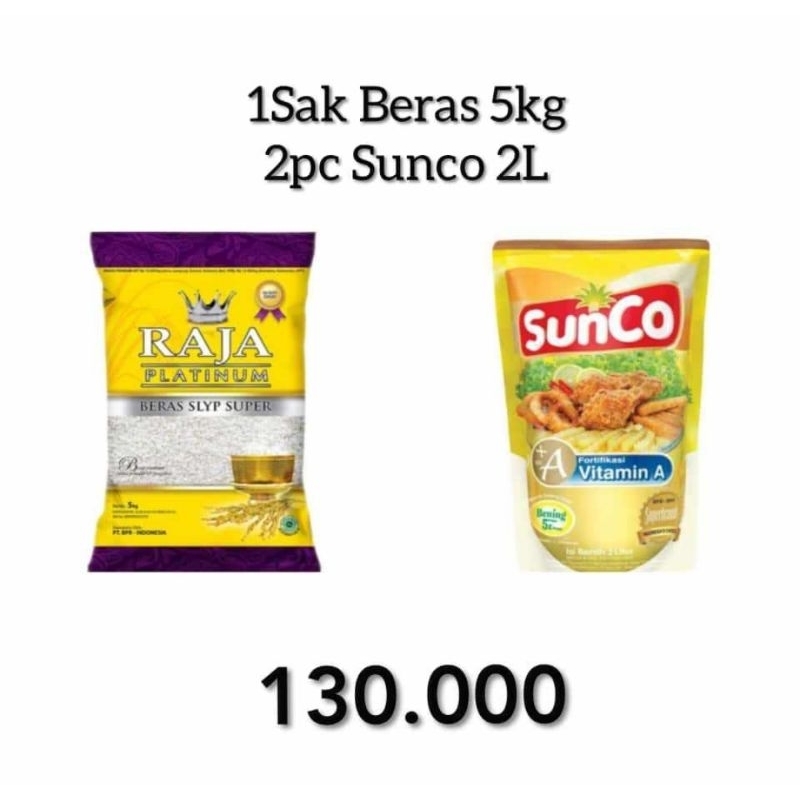 

beras dan minyak goreng