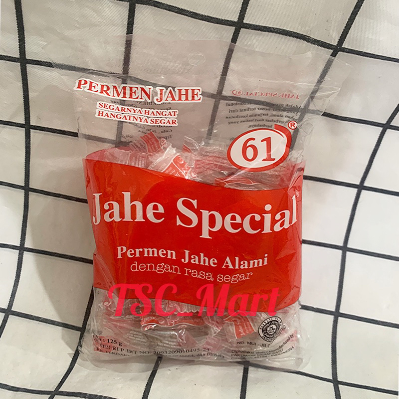 

Permen Jahe Special Cap 61 125gr / Permen / Jahe / Special / Cap / 61 / 125gr / alami / halal / dengan / rasa / segar / ginger / candy