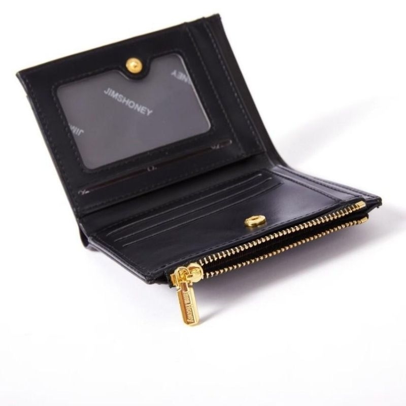 Dompet Lipat Mini Jimshoney Verlin Wallet - Dompet Wanita Kecil Bahan Kulit - Dompet Unisex Free Box