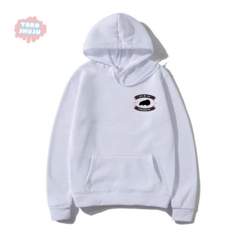 Hoodie Jumper Jin Run Bts 2023 Logo Kecil