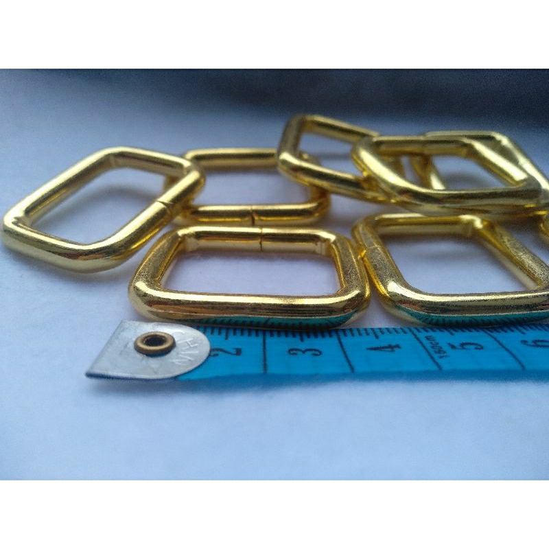 Ring kotak ring Tas 38-5 emas 4cm per 2 biji