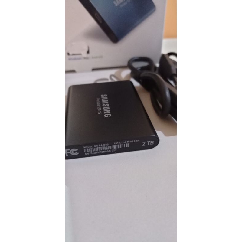 ssd external portable samsung T5 2TB cocok untuk ps5 xbox