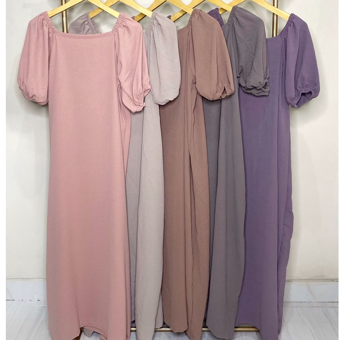 MASAYU LONGDRESS CRINKLE AIRFLOW