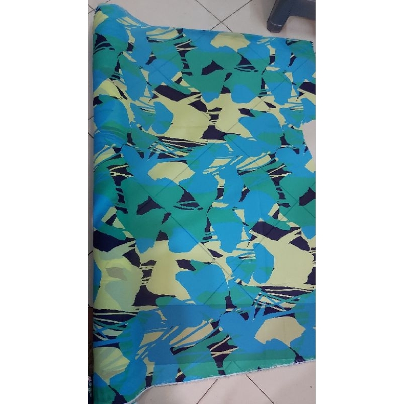 Kain chiffon ceruty/bahan ceruti motif untuk gamis dan atasan lainya