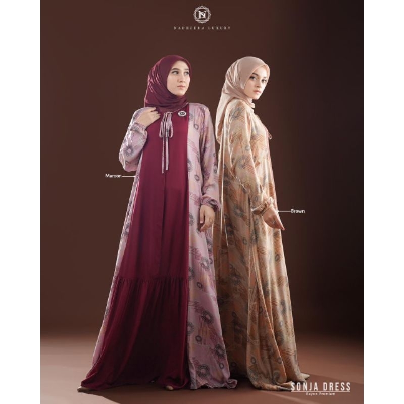 Sonja Dress Nadheera Special Price Gamis Nadheera Promo