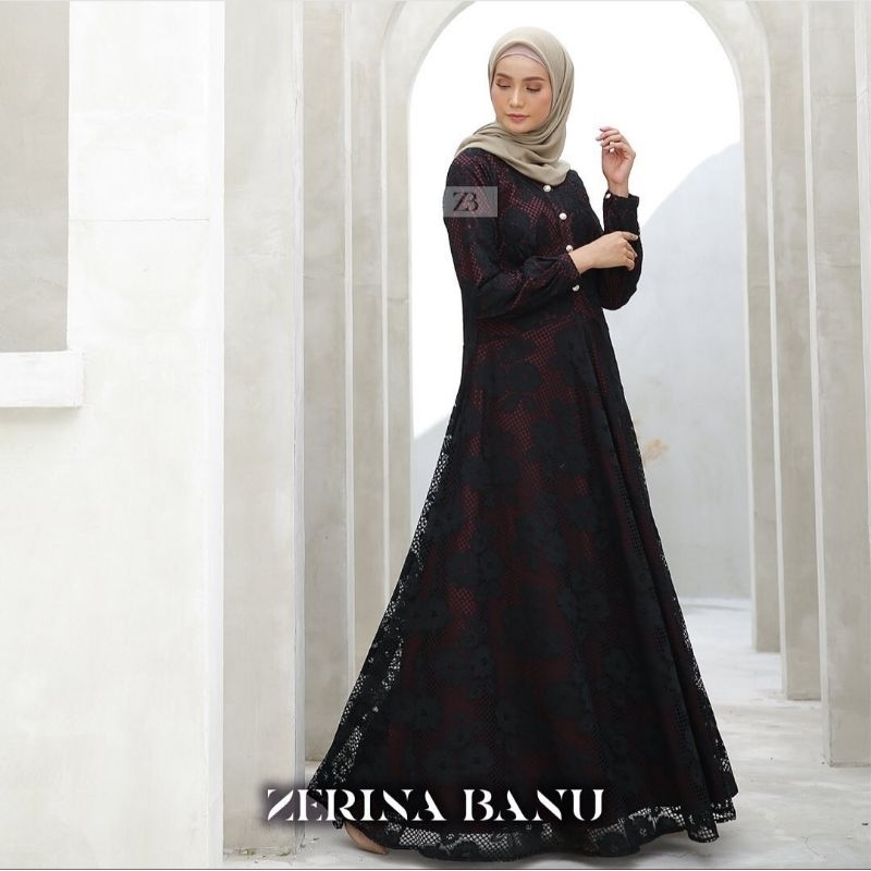Preloved Camila Dress Gamis heaven Lights by Zerina Banu HLZB