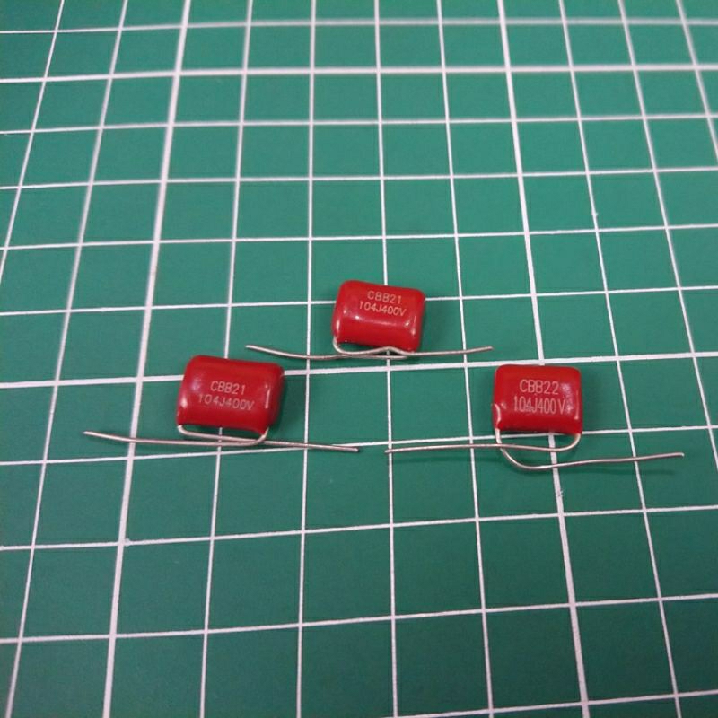 104J 400V Kapasitor Capasitor MILAR 104J 400V