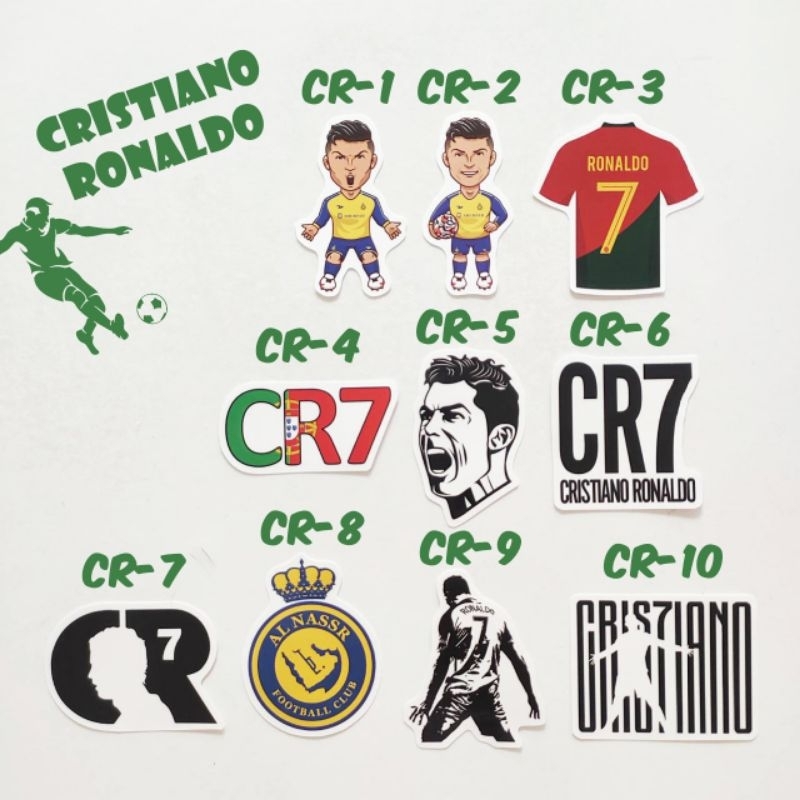 

Sticker Cristiano Ronaldo CR7 Portugal Al Nassr Fc Football Soccer Merchandise