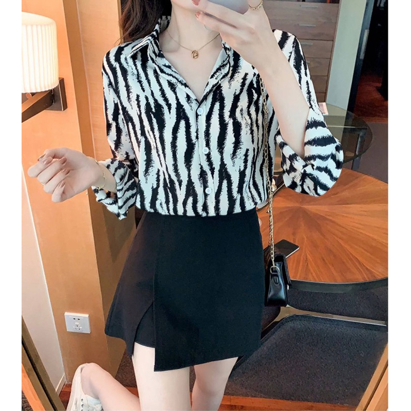 Kemeja Tiger BKK / Baju Atasan Wanita Import