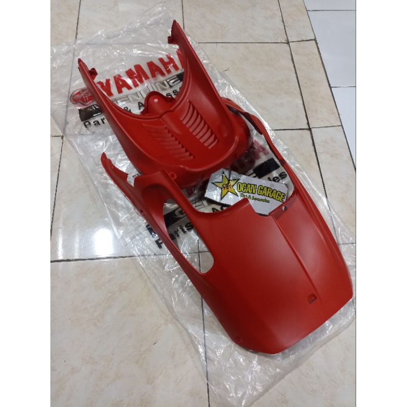 DEK PARU DEK KOLONG MIO SPORTY SMILE MERAH ORIGINAL YAMAHA COVER DEK PARLONG MIO MERAH