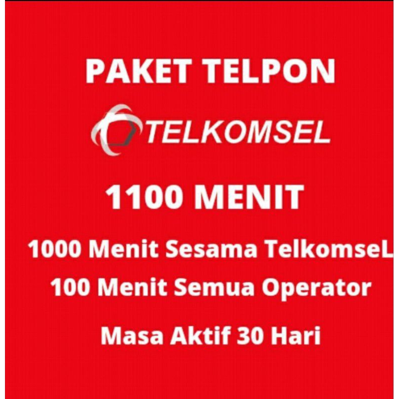 Paket Nelpon TELPON Telkomsel SIMPATI AS ALL OPERATOR   / Paket telpon Telkomsel SEMUA OPERATOR  30 