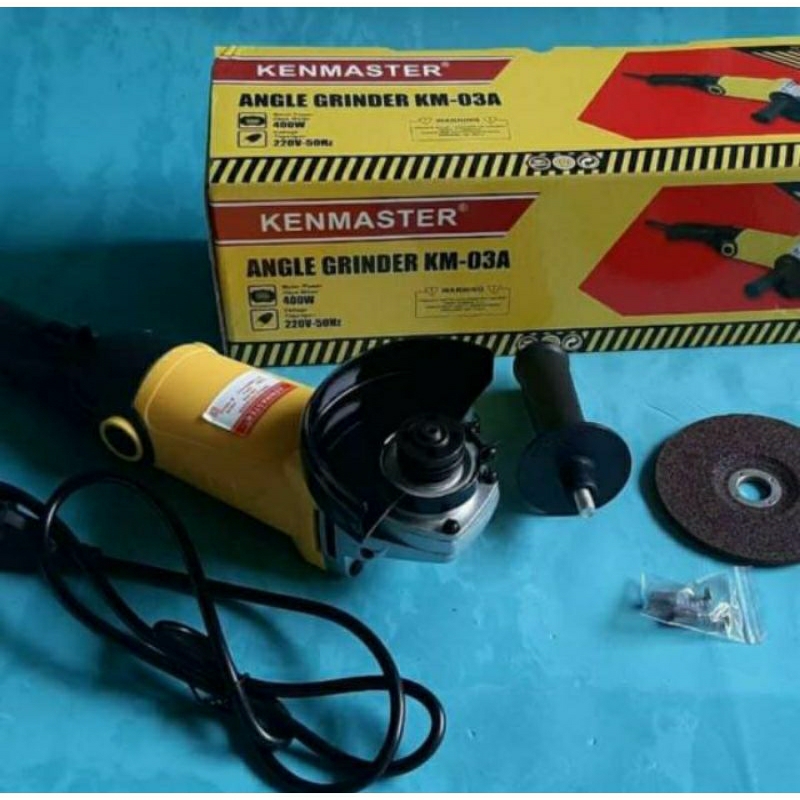 KENMASTER KM 03A  ANGLE  HAND GRINDER GRINDA  MESIN GERINDA