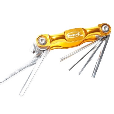 Kunci L Set Lipat Bintang / Folding torx key set/Toolkit Folding Hex Key Set 7 Pcs Kunci L Segi Enam 1.5 2 2.5 3 4 5 6 BERKUALITAS