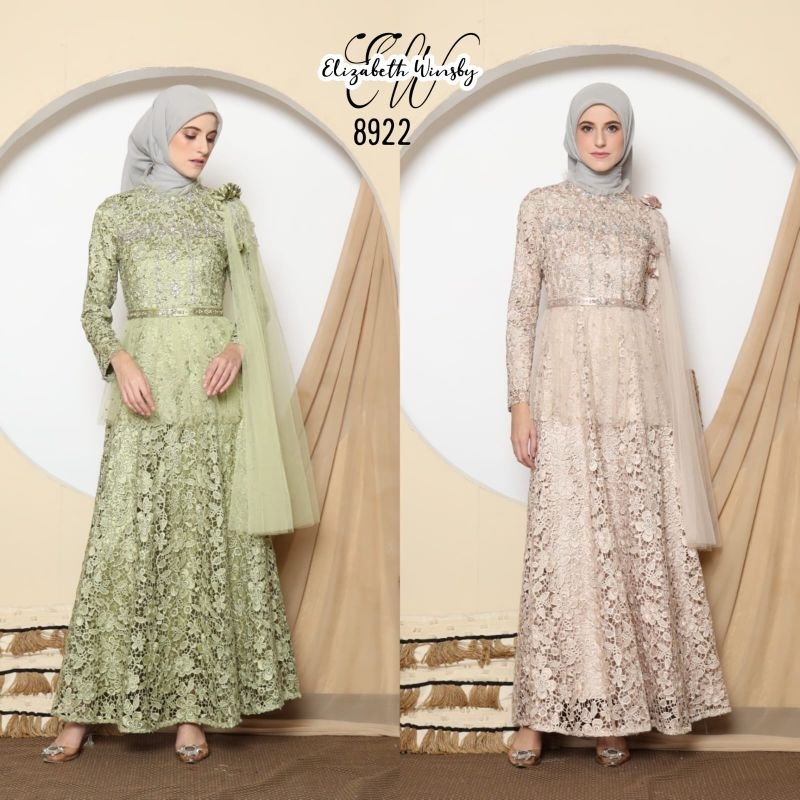 NEW ARRIVAL ELIZABETH WINSBY GAMIS MUSLIM FASHION GAMIS MUSLIM PESTA BAJU MUSLIM BRUKAT GAMIS