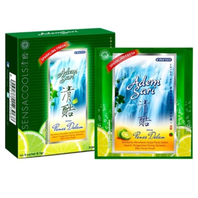 

Adem sari sparkling isi 5 sachet