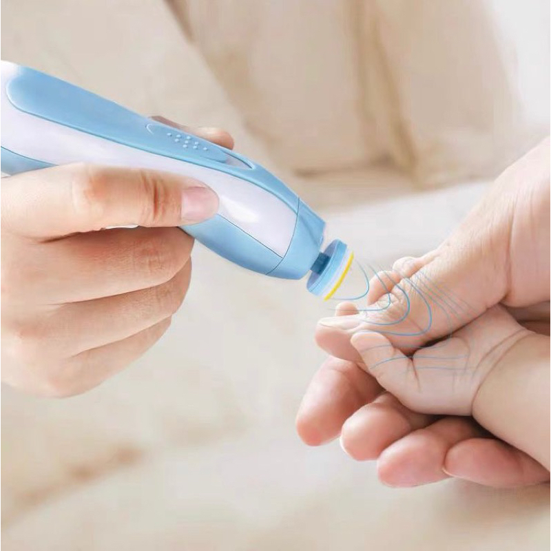 BABY NAIL TRIMMER SET 6 IN 1 / GUNTING KUKU BAYI ELEKTRIK / ALAT PERLENGKAPAN PEMOTONG KUKU BAYI JRW0159