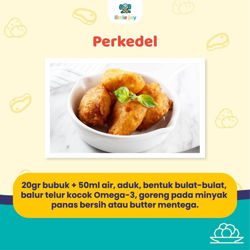 Little Joy Portamix Salmon /Portamix Beef / Little Joy Bubuk Kentang MPASI