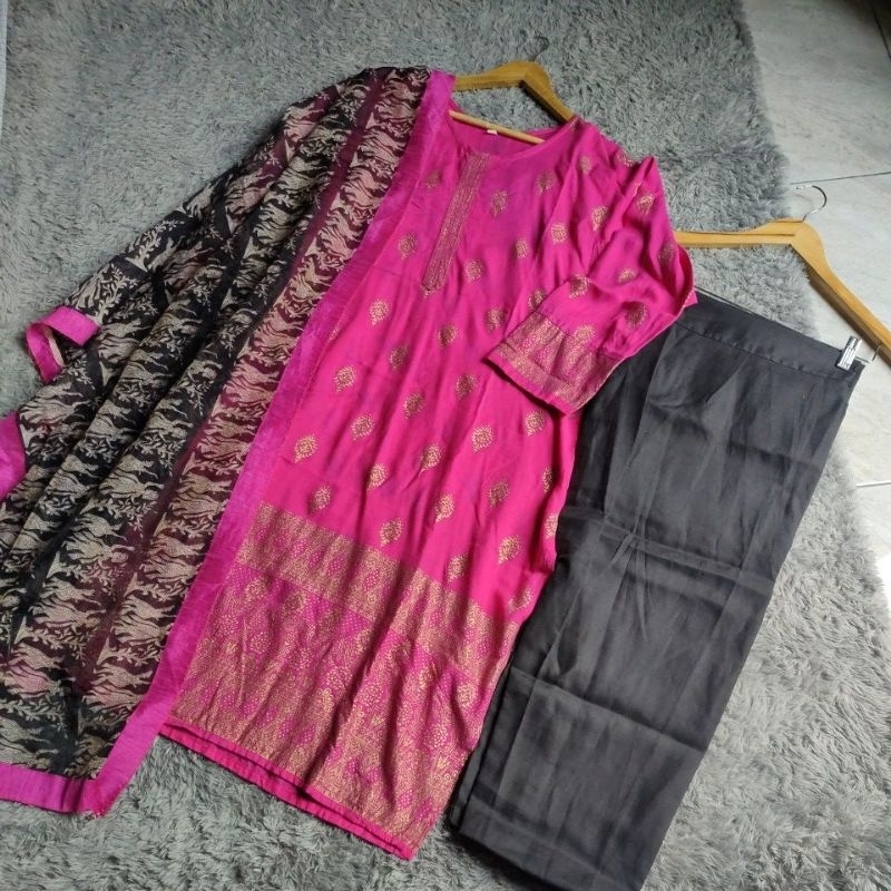 set kurti india jumbo/baju india/kurti katun fullset