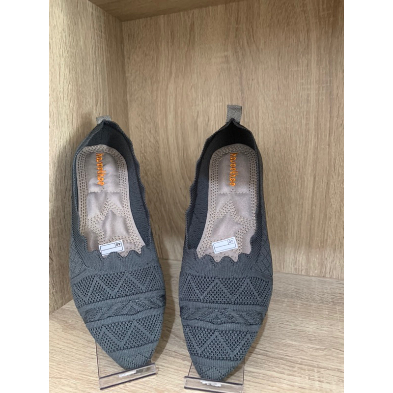 slip on wanita kasoolkoe, slip on rajut wanita, sepatu wanita rajut, slip on wanita cantik