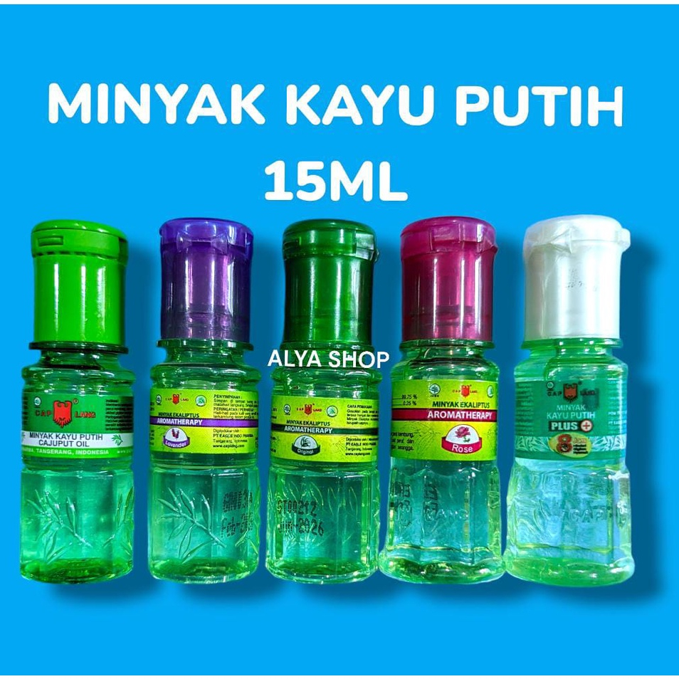 Minyak Kayu Putih Cap Lang / Minyak Aromatarapy / Cajuput Oil 15ml