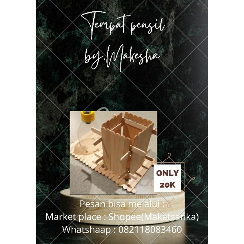 

tempat pensil kerajinan