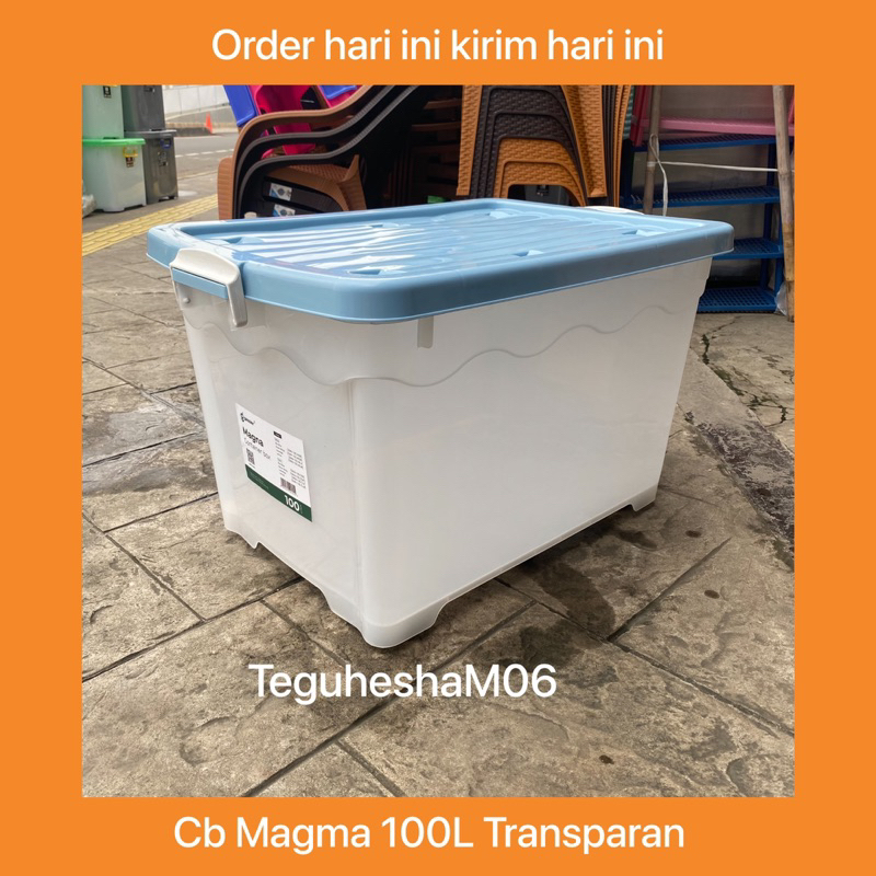 GESSLER Magna - Container Box Transparan CB 100 / Box Container 100 L Transparan