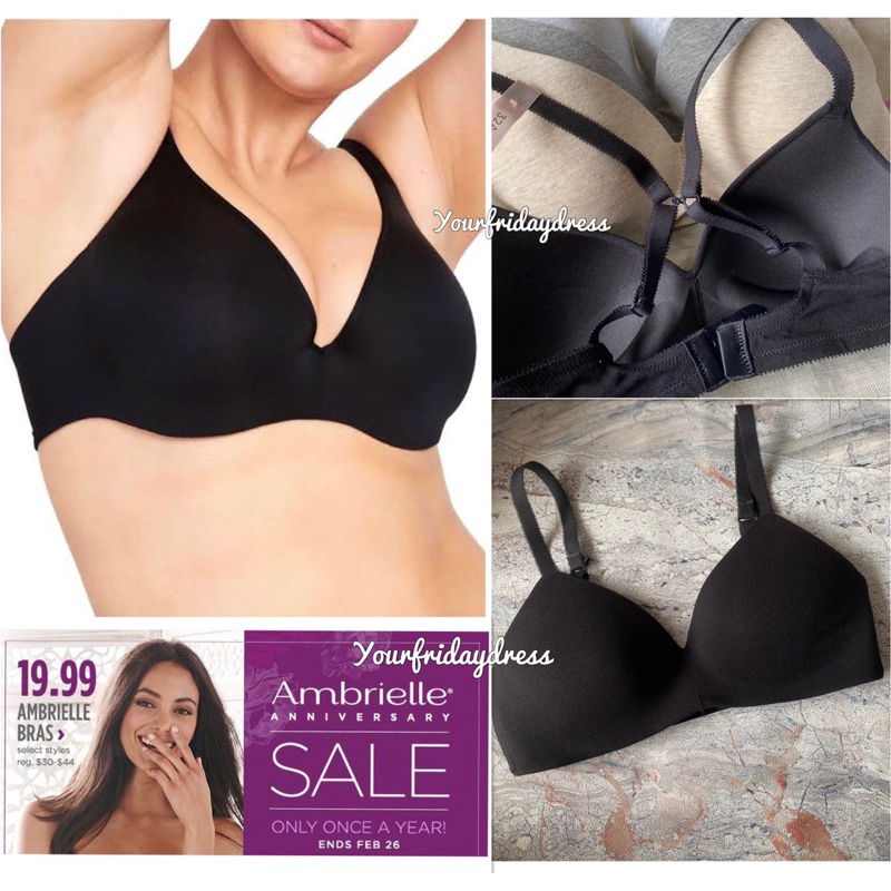 [SALE] FELINE Satin Non Wired Plunge Tshirt Bra Small  big Size Girl BH tanpa kawat empuk kutang rum