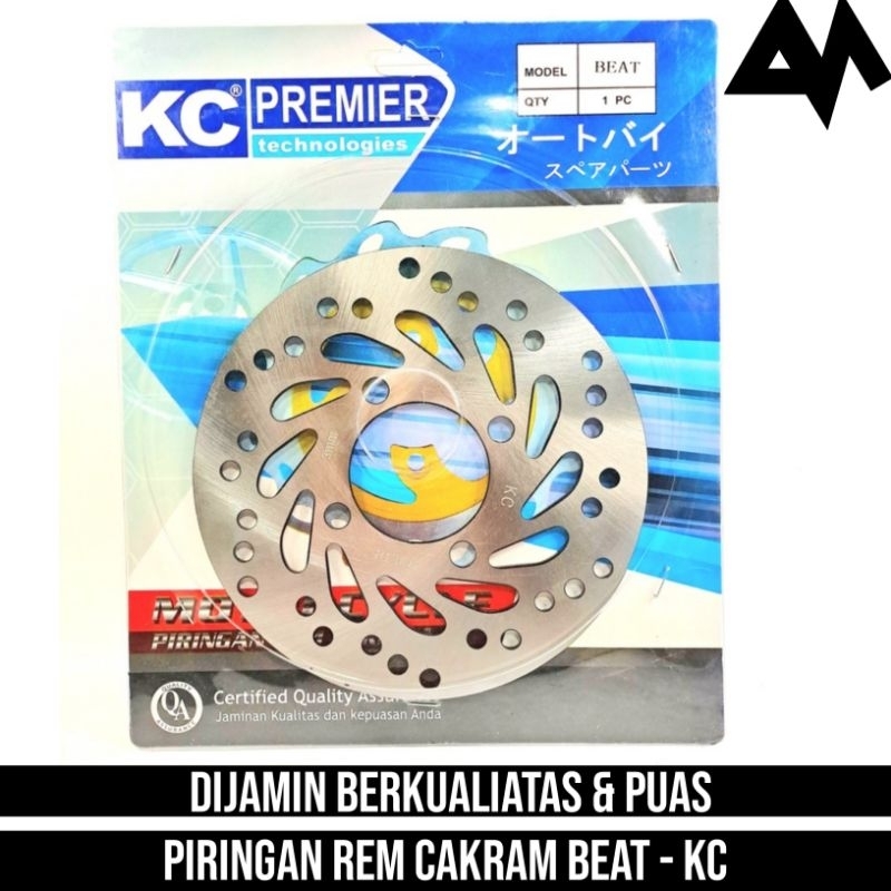 Piringan Rem Cakram Beat Scoopy Spacy Vario Fi 110 125 150 New Old Karbu Injeksi Ori Original Kc
