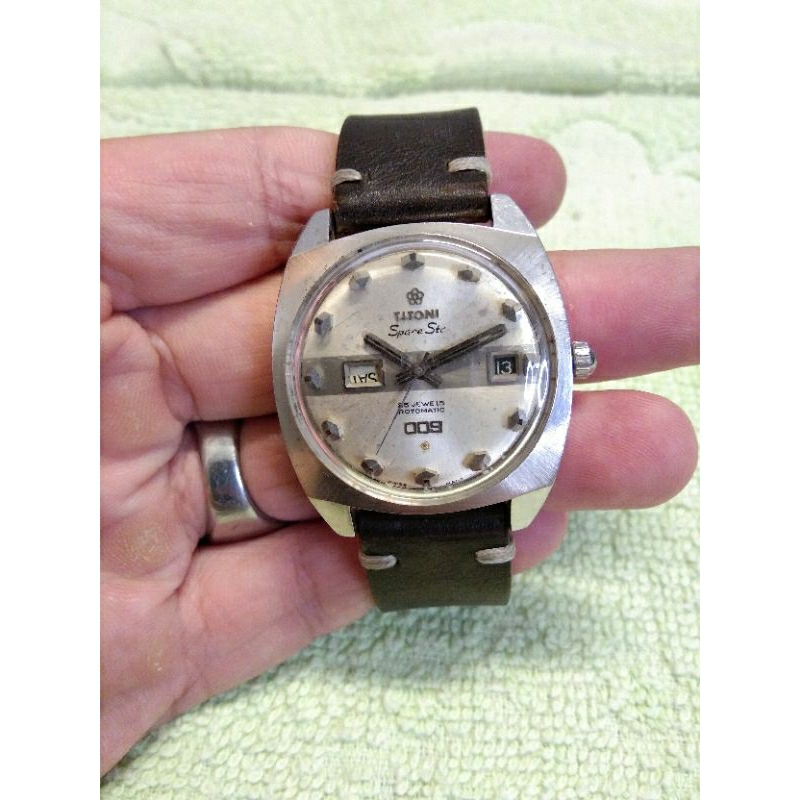 Jam Tangan Pria Titoni Space Star 009 Rotomatic / Automatic 25 Jewels Second