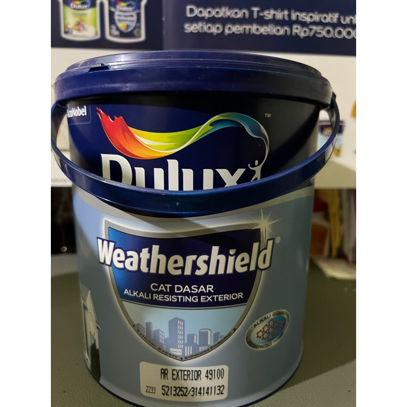 Cat Dasar Dulux Exterior Weathershield 2,5 liter