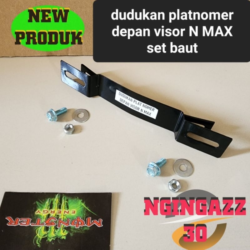 dudukan platnomor plat nomer depan visor N MAX OLD N MAX NEW LEXI