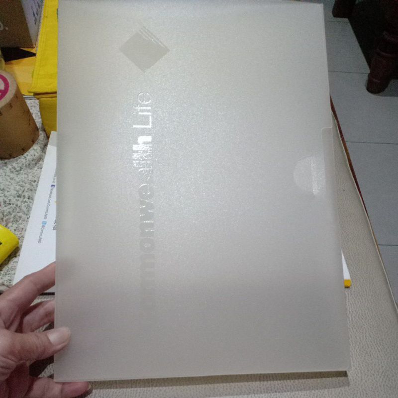 

map file dokumen transparant tas folder