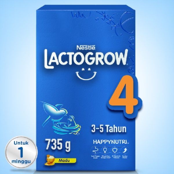 Lactogrow 4 Madu 735 GR