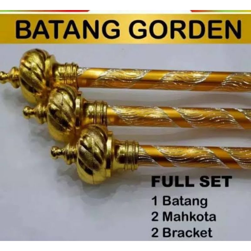 besi gordenn full set batang gorden minimalis tiang hordeng rolet gordeng rel korden gagang horden murah terlaris