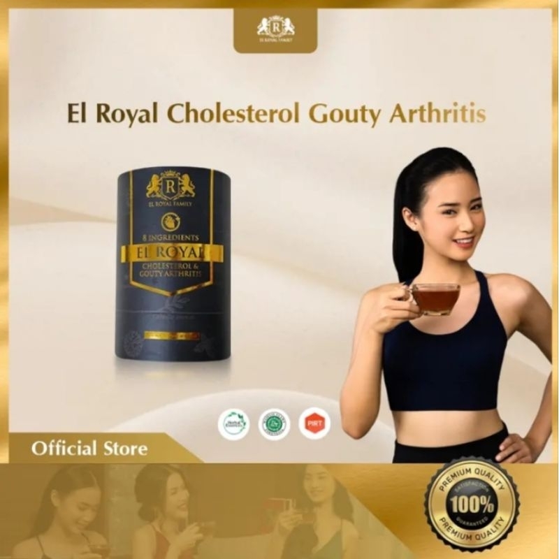 (FREE GIFT) EL ROYAL CHOLESTEROL &amp; GOUTY ARTHRITIS KOLESTROL &amp; ASAM URAT