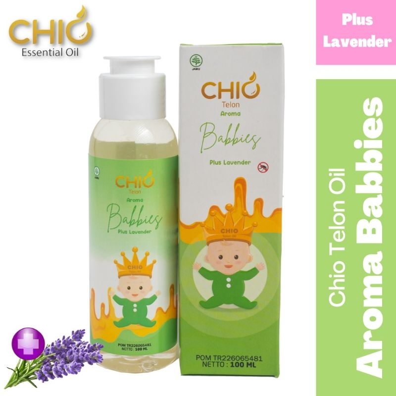 CHIO AROMATIC TELON OIL Lavender 100ml / minyak telon bayi aromatik