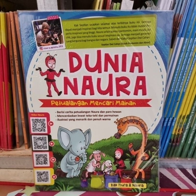 BUKU ANAK BUKU DUNIA NAURA PETUALANGAN MENCARI MAINAN