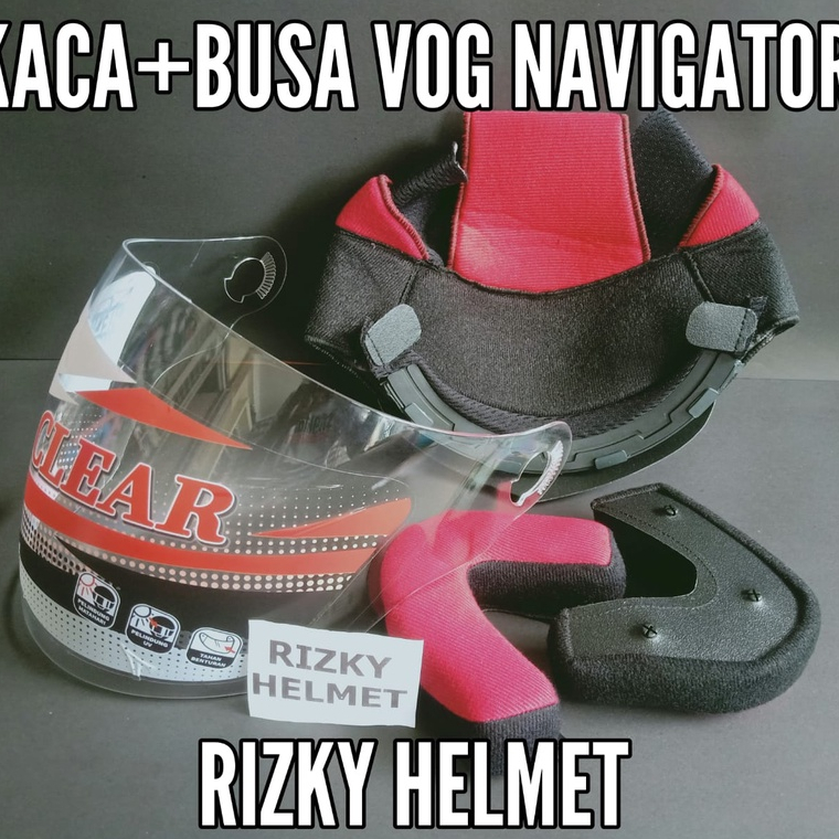 busa helm VOG NAVIGATOR + kaca Helm vog navigator, busa helm dan kaca helm vog navigator