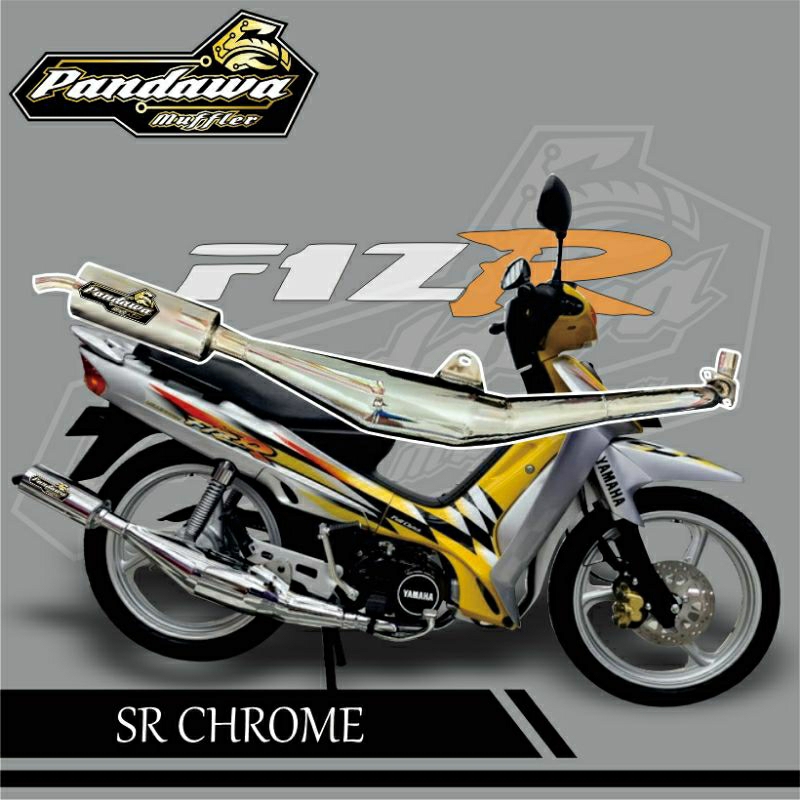 Knalpot Standar Racing Fizr F1zr F1 Force1 3v3 Knalpot Pandawa Muffler Chrom Knalpot Prepet