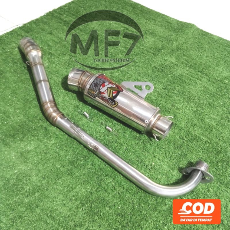 Knalpot Racing Kawahara Underbond//Knalpot Motor Bebek 4 Tak//Knalpot Racing