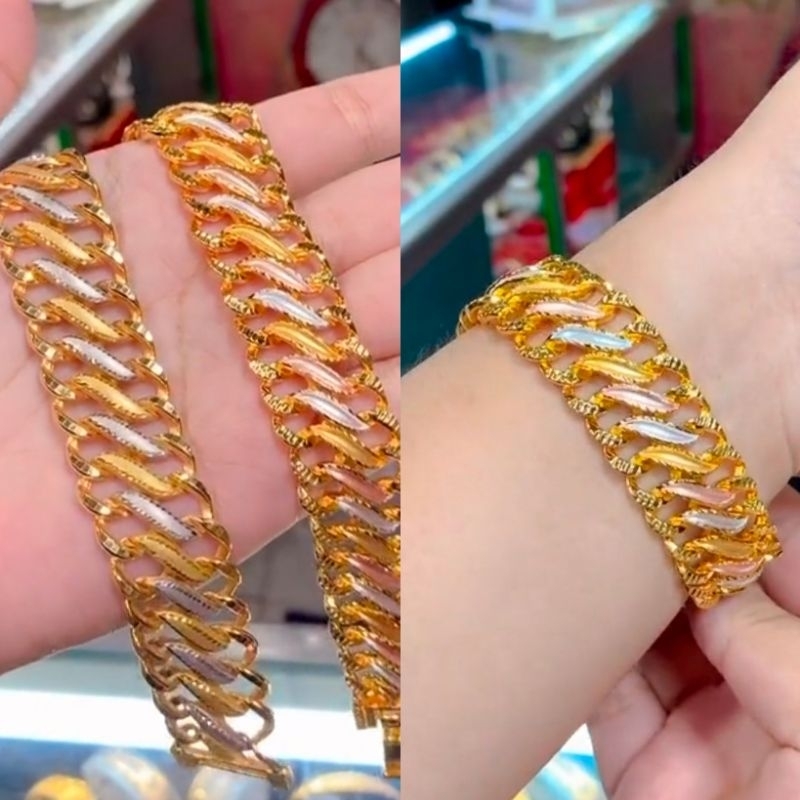 gelang rantai sultan lapis emas