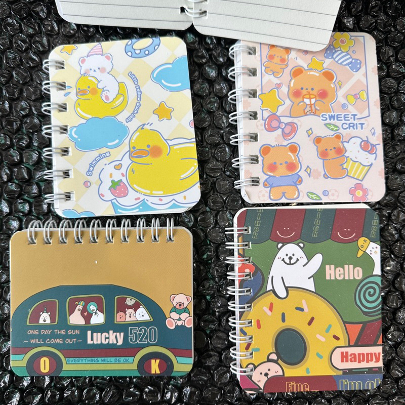 

Notebook buku memo A7 Buku catatan kecil Caver tebal Motif