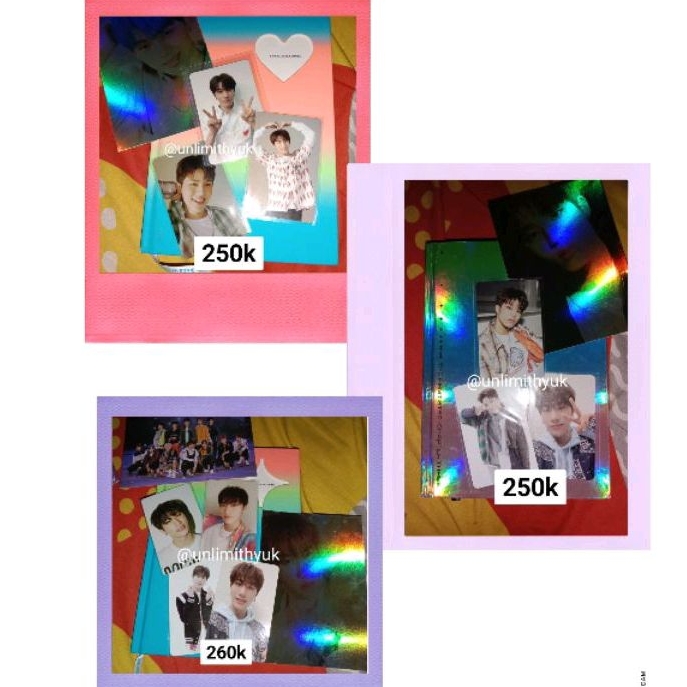 album treasure chapter 1 2 3 black white unsealed fullset yedam jeongwoo set