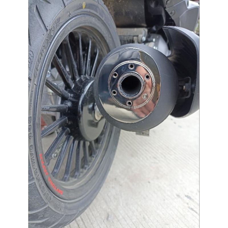 monel ujung knalpot mio gear