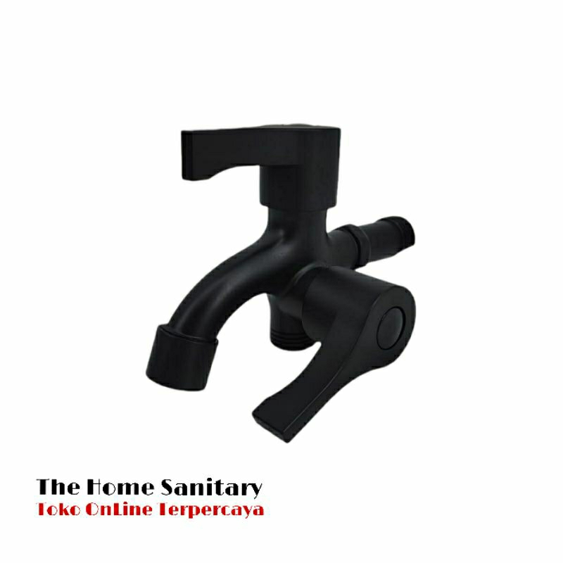 Kran cabang shower hitam/kran cabang hitam kamar mandi