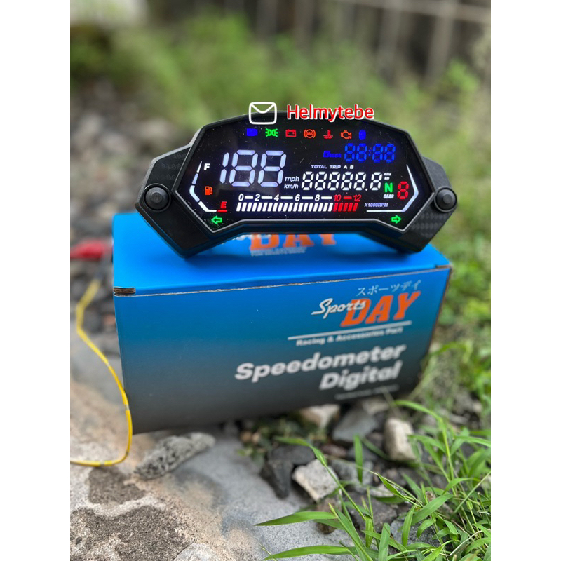 speedometer spido ninja mono led import rasa original / spido ninja mono full led