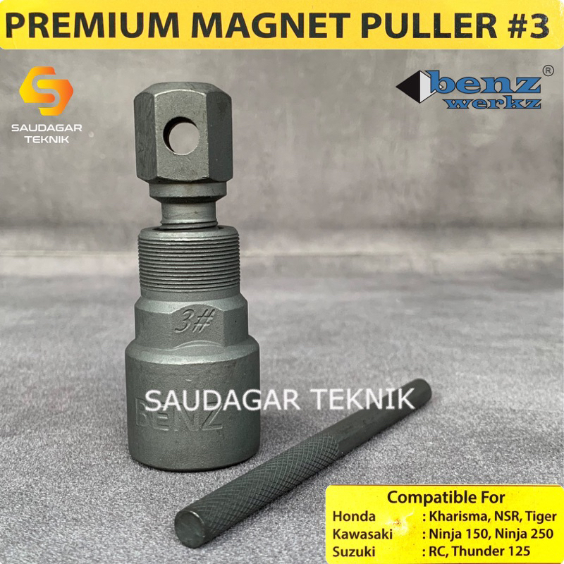 Treker Magnet No 3 No 4 Magnet Puller # 3 # 4 Alat Bengkel Motor