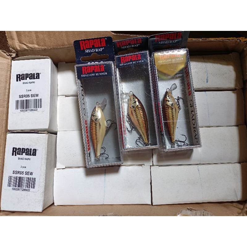 Rapala shad rap shallow runner seluang 5 cm SSR05 SEW