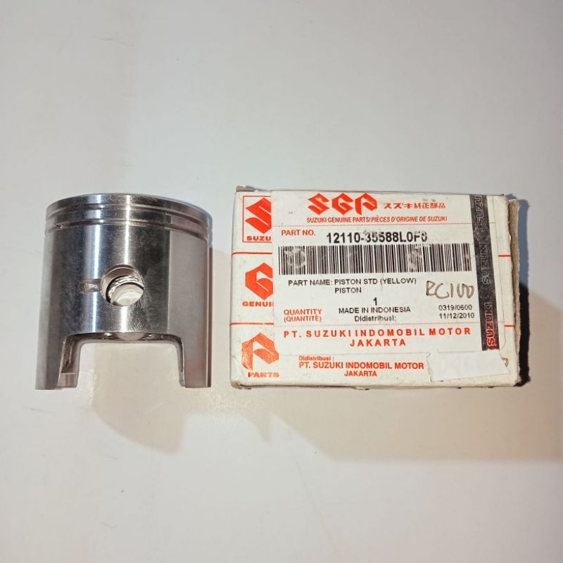 piston seker seher piston only Suzuki RC100 RC 100 oversize standar STD original kode part 12110 355