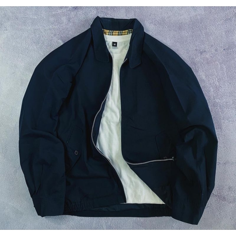 Harrington Barn Burner Dark Navy Jacket